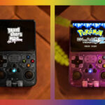 R36s console portatile con giochi PlayStation e Nintendo